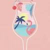 Affiche cocktail Dada Art l.30 x H.40 cm