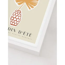 Affiche encadrée Jardin d'été 50x70cm