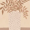 Affiche feuilles terracotta l.30 x H.40 cm Dada Art