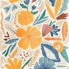 Affiche Flowers multicouleur Dada Art l.30 x H.40 cm