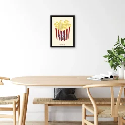 Affiche frite " the French fries " l.30 x H.40 cm Dada Art