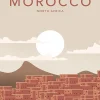 Affiche Morocco ocre l.30 x H.40 cm Dada Art