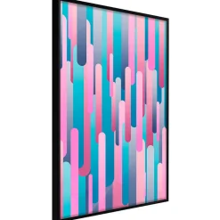 Affiche Murale Encadrée "Abstract Skyscrapers" 40 x 60 cm Noir