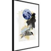 Affiche Murale Encadrée "Abstraction with a Tern" 40 x 60 cm Noir