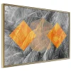 Affiche Murale Encadrée "Agent Orange" 30 x 20 cm Or