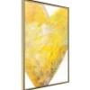 Affiche Murale Encadrée "Amber Heart" 40 x 60 cm Or