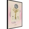 Affiche Murale Encadrée "Aquatic Plant" 30 x 42 cm Noir