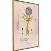 Affiche Murale Encadrée "Aquatic Plant" 21 x 30 cm Or