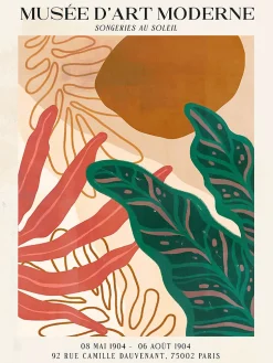 Affiche musée multicouleur Dada Art l.30 x H.40 cm