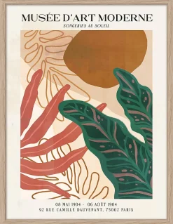 Affiche musée multicouleur Dada Art l.30 x H.40 cm