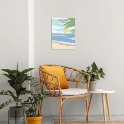 Affiche plage Kapalua Bay l.30 x l.40 cm Dada Art
