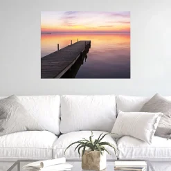 Affiche ponton coucher Dada Art l.60 x H.80 cm