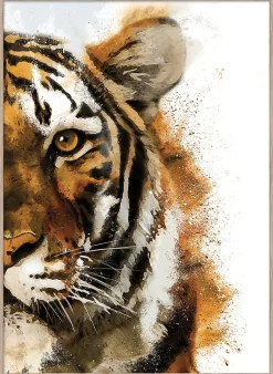 Affiche portrait tigre L.50 x H.70cm Dada Art
