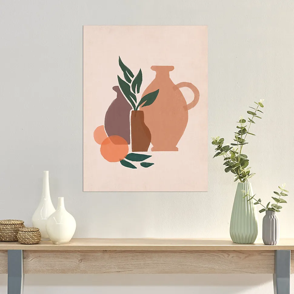 Affiche poterie terracotta l.30 x l.40 cm Dada Art