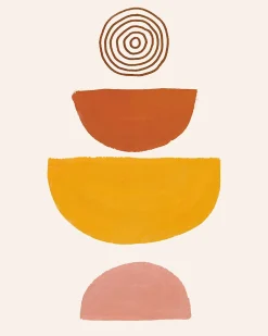 Affiche totem coloré l.24 x l.30 cm Dada Art