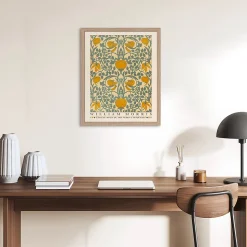 Affiche William Morris l'art du motif du mouvement art & craft fleurs feuilles Dada Art l.40 x H.50 cm