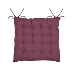 Assise de chaise matelassée en gaze de coton Pop color