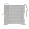 Assise matelassée 40 x 40 cm Polyester Uni Essentiel Gris