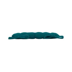 Assise matelassée en coton et polyester recyclé (38x38 cm - Bleu Canard)