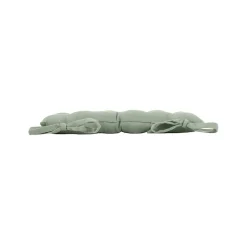 Assise matelassée en coton et polyester recyclé (38x38 cm - Sauge)