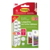 Assortiment de languettes adhésives accroche tableau 3M Command blanc L - XL
