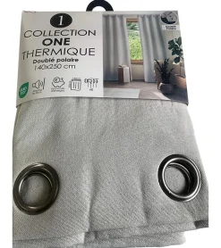 ASTON - Rideau Thermique Jacquard 140x250 cm