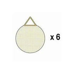 Attache gommée 35 mm Le Crochet X vendue par 6 pièces