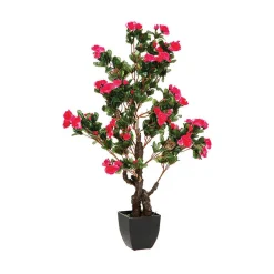 Azalée artificielle H81 cm - Blanc- Atmosphera
