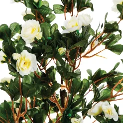 Azalée artificielle H81 cm - Blanc- Atmosphera
