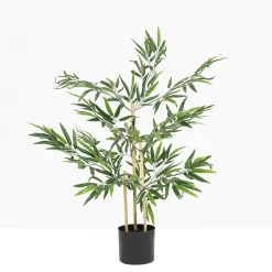 Bambou artificiel 349 feuilles 90cm