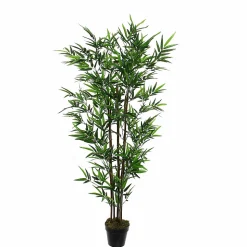 Bambou artificiel en pot vert ø90 x h.155 cm