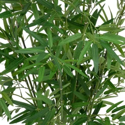 Bambou artificiel pot naturel H100cm vert - Atmosphera