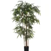 Bambou vert artificiel en pot plastique ø75 x h.180 cm