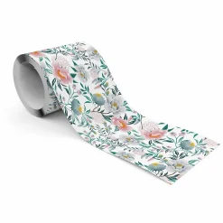 Bande Décorative auto-adhésif Pour Chambre FLEURS Feuilles Plantes 10cm x 300cm