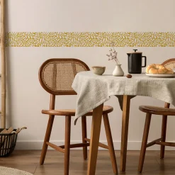 Bande Décorative auto-adhésif Pour Salon FEUILLES Abstraites 10cm x 300cm