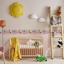 Bande Décorative auto-adhésif ABSTRAITS Motifs Pour Salon 10cm x 300cm