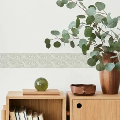 Bande Décorative auto-adhésif VAGUE Japonaise Motif Pour Chambre 10cm x 300cm