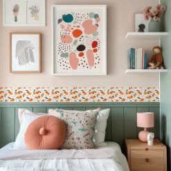Bande Décorative auto-adhésif ORANGES Fruit Agrumes Pour la Cuisine 10cm x 300cm