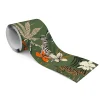 Bande Décorative auto-adhésif Pour Salon FLEURS Feuilles Zèbres 10cm x 300cm
