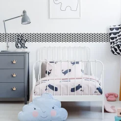 Bande Décorative auto-adhésif Pour Chambre Enfants FOOTBALL Motif Moderne 10cm x 300cm
