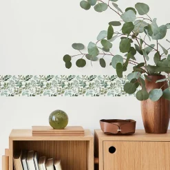 Bande Décorative auto-adhésif PLANTES Feuilles Nature Pour Salon 10cm x 300cm