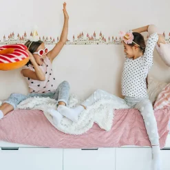 Bande Décorative auto-adhésif Château Aquarelle Pour Chambre Enfants 10cm x 300cm