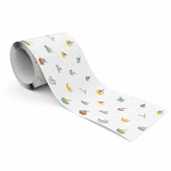 Bande Décorative auto-adhésif Pour Chambre Enfants NAVIRES Colorés Bateaux 10cm x 300cm