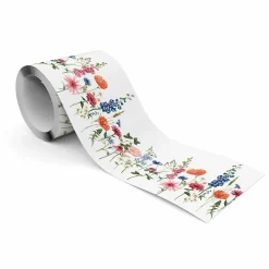 Bande Décorative auto-adhésif Pour Salon PLANTES de Champ Nature 10cm x 300cm