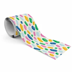 Bande Décorative auto-adhésif BLOCS Colorés Pour Chambre Enfants 10cm x 300cm