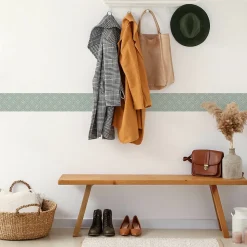 Bande Décorative auto-adhésif Motifs Géométriques Pour Chambre 10cm x 300cm