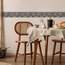Bande Décorative auto-adhésif Pour Salon MOSAIQUE Motif Moderne 10cm x 300cm
