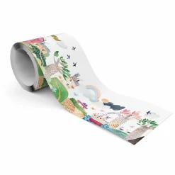 Bande Décorative auto-adhésif ENFANTS Ville Colorée Pour Chambre Enfants 10cm x 300cm