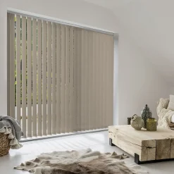 Bande verticale orientable BVO 89 mm H260 Alaska voile taupe