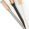 Barre à rideaux GoodHome Asian Stick métal satin Ø16/19mm x L.120/210 cm
